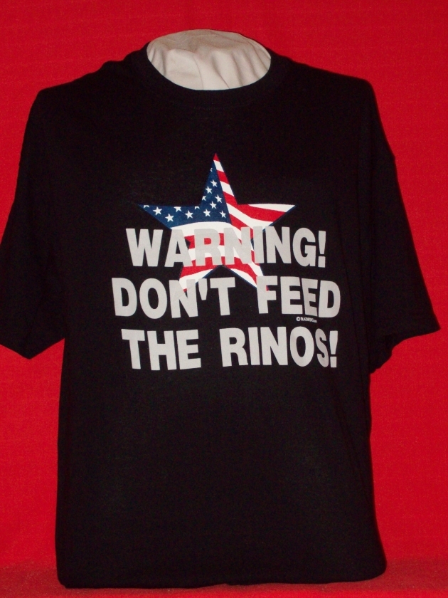 DON'T FEED THE RINOS
